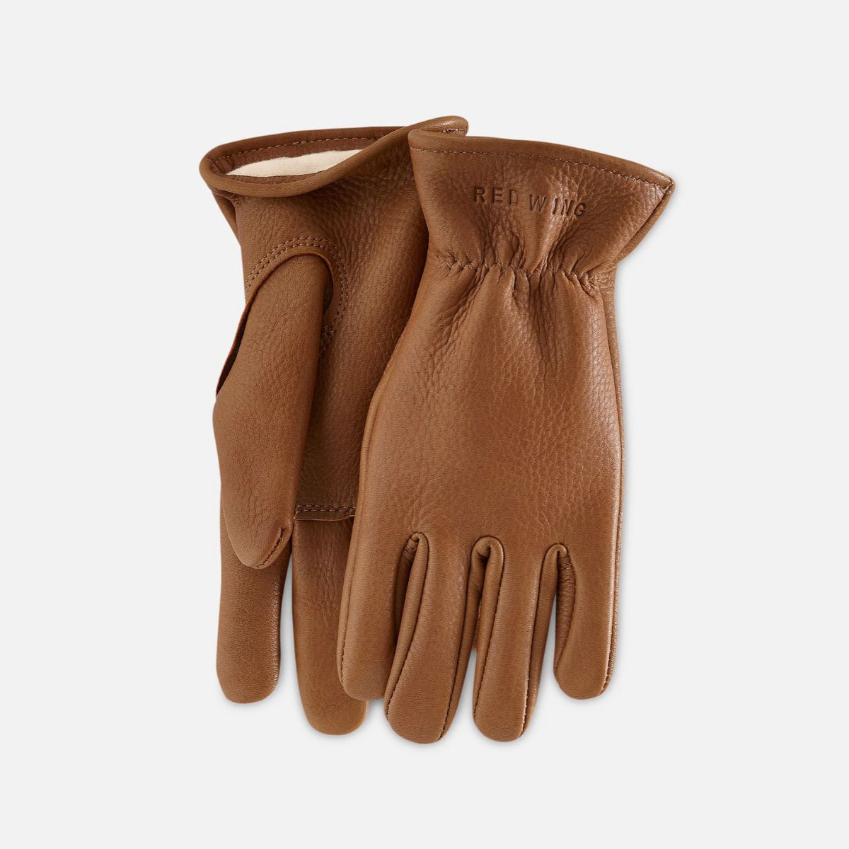 95234 GLOVE BUCKSKIN LEATHER - NUTMEG