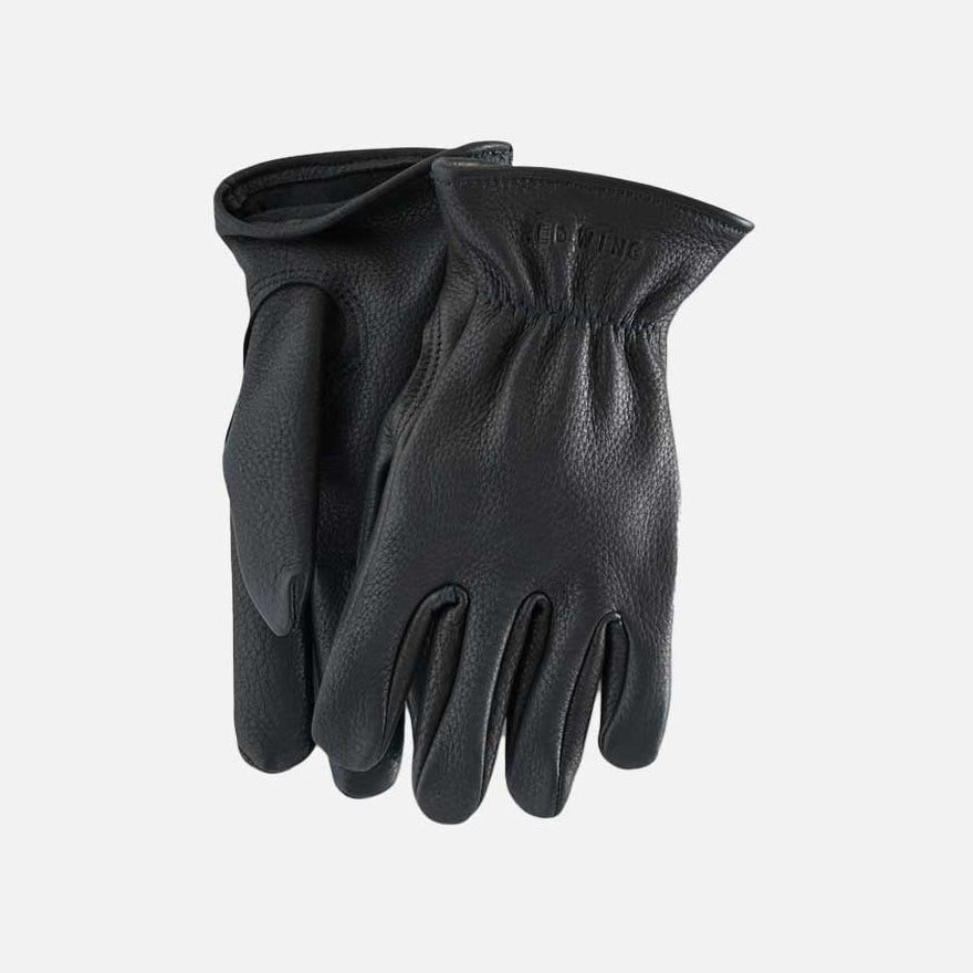95236 GLOVE BUCKSKIN LEATHER - BLACK