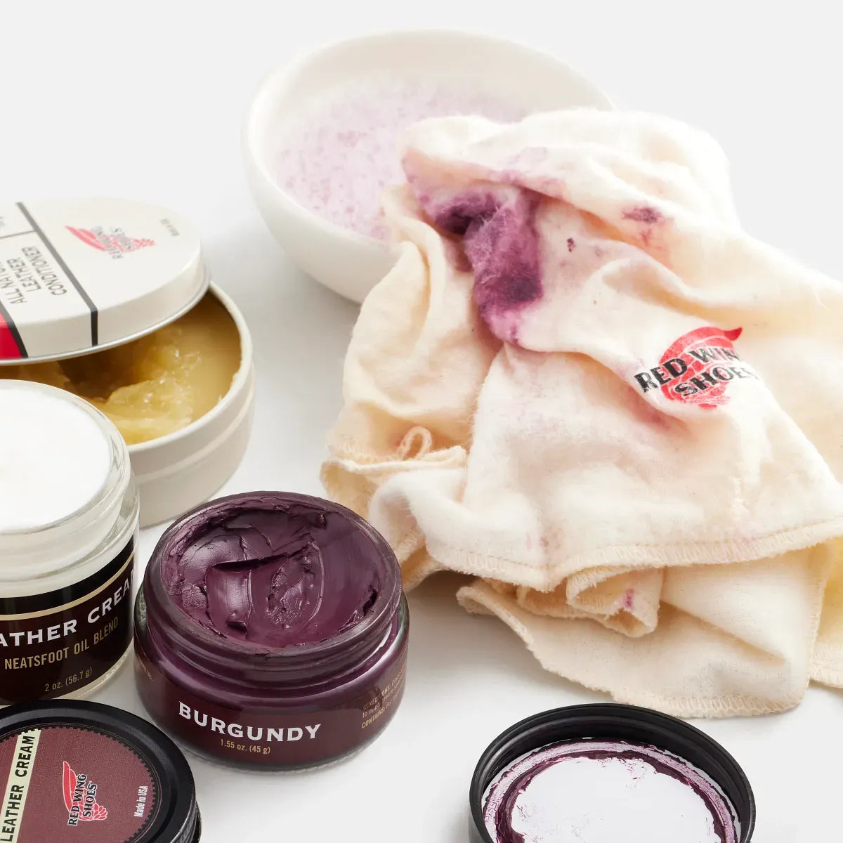 97113 BOOTCREAM - BURGUNDY