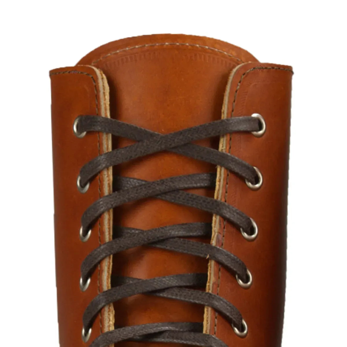 98006 36 WAXED ROUND LACE - BROWN WAXED COTTON